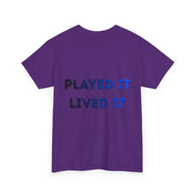 Load image into Gallery viewer, T-Shirt — Gamer X Logo & "Played It Lived It" Retro Gaming Tee