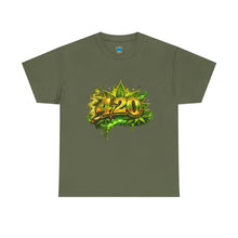 Load image into Gallery viewer, 420 Leaf Graphic T-Shirt — Stoner Culture Cannabis Tee for 4/20 Celebrations