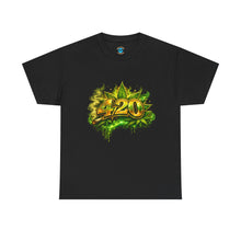 Load image into Gallery viewer, 420 Leaf Graphic T-Shirt — Stoner Culture Cannabis Tee for 4/20 Celebrations