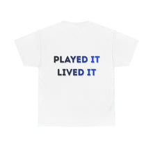 Load image into Gallery viewer, T-Shirt — Gamer X Logo & "Played It Lived It" Retro Gaming Tee