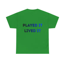 Load image into Gallery viewer, T-Shirt — Gamer X Logo & "Played It Lived It" Retro Gaming Tee