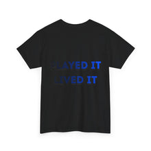 Load image into Gallery viewer, T-Shirt — Gamer X Logo & "Played It Lived It" Retro Gaming Tee