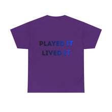 Load image into Gallery viewer, T-Shirt — Gamer X Logo & "Played It Lived It" Retro Gaming Tee