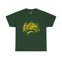 Load image into Gallery viewer, 420 Leaf Graphic T-Shirt — Stoner Culture Cannabis Tee for 4/20 Celebrations