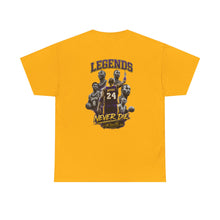 Load image into Gallery viewer, Basketball Legends: Kobe Bryant 'Legends Never Die' T-Shirt