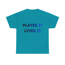Load image into Gallery viewer, T-Shirt — Gamer X Logo & "Played It Lived It" Retro Gaming Tee