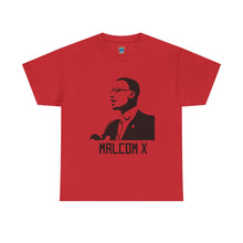 Load image into Gallery viewer, Malcolm X Tribute T-Shirt — "By Any Means Necessary" Graphic Tee
