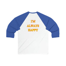Load image into Gallery viewer, Happy Camper (Ironic Version) Unisex 3\4 Sleeve Baseball Tee

