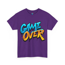Load image into Gallery viewer, Game Over Unisex Heavy Cotton Tee - Fun Streetwear for Gamers and Casual Style
