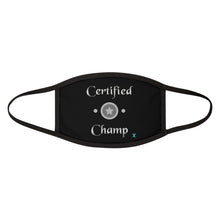 Load image into Gallery viewer, Certified Champ V2 (Silver) White Mixed-Fabric Face Mask
