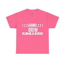 Load image into Gallery viewer, Game Crew T‑Shirt — Gamer Icons Front &amp; "Forever For Life" Back
