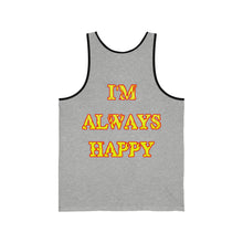 Load image into Gallery viewer, Happy Camper (Ironic Version) Unisex Jersey Tank
