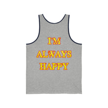 Load image into Gallery viewer, Happy Camper (Ironic Version) Unisex Jersey Tank
