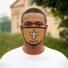 Load image into Gallery viewer, New Orleans Saints Mixed-Fabric Face Mask
