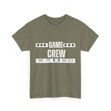 Load image into Gallery viewer, Game Crew T‑Shirt — Gamer Icons Front &amp; "Forever For Life" Back
