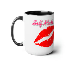Load image into Gallery viewer, Self Made Diva Two-Tone Coffee Mugs, 15oz
