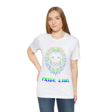 Load image into Gallery viewer, Pride Lion Unisex Jersey Short Sleeve Tee
