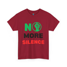Load image into Gallery viewer, No More Silence Unisex Heavy Cotton Tee - Empowerment Statement Shirt
