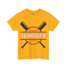Load image into Gallery viewer, Unisex Heavy Cotton Tee - SLUGGER Baseball Tee for Sports Lovers
