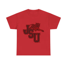 Load image into Gallery viewer, JSU Tigers (RED) Unisex Heavy Cotton Tee - Bold Red College Spirit Wear
