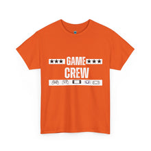 Load image into Gallery viewer, Game Crew T‑Shirt — Gamer Icons Front &amp; "Forever For Life" Back
