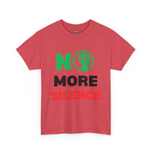 Load image into Gallery viewer, No More Silence Unisex Heavy Cotton Tee - Empowerment Statement Shirt
