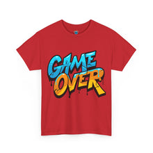 Load image into Gallery viewer, Game Over Unisex Heavy Cotton Tee - Fun Streetwear for Gamers and Casual Style
