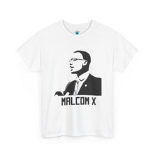 Load image into Gallery viewer, Malcolm X Tribute T-Shirt — "By Any Means Necessary" Graphic Tee
