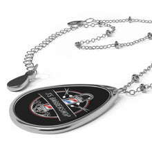 Load image into Gallery viewer, J’s Barbershop Oval Necklace
