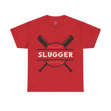 Load image into Gallery viewer, Unisex Heavy Cotton Tee - SLUGGER Baseball Tee for Sports Lovers
