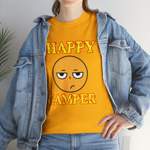 Load image into Gallery viewer, Happy Camper (Ironic Version) Unisex Heavy Cotton Tee
