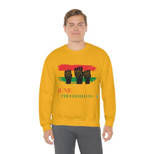 Load image into Gallery viewer, Juneteenth Unisex Heavy Blend™ Crewneck Sweatshirt
