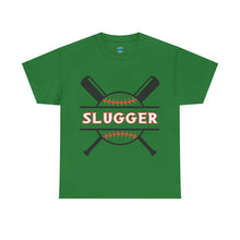 Load image into Gallery viewer, Unisex Heavy Cotton Tee - SLUGGER Baseball Tee for Sports Lovers

