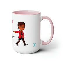 Load image into Gallery viewer, Self Made Diva Two-Tone Coffee Mugs, 15oz
