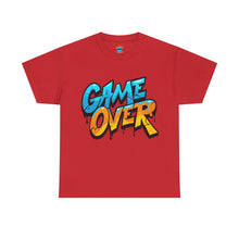 Load image into Gallery viewer, Game Over Unisex Heavy Cotton Tee - Fun Streetwear for Gamers and Casual Style
