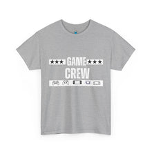 Load image into Gallery viewer, Game Crew T‑Shirt — Gamer Icons Front &amp; "Forever For Life" Back
