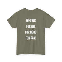 Load image into Gallery viewer, Game Crew T‑Shirt — Gamer Icons Front &amp; "Forever For Life" Back
