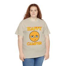 Load image into Gallery viewer, Happy Camper (Ironic Version) Unisex Heavy Cotton Tee
