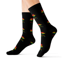 Load image into Gallery viewer, Juneteenth Sublimation Socks
