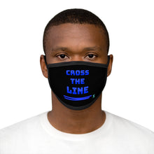 Load image into Gallery viewer, Cross The Line Mixed-Fabric Face Mask
