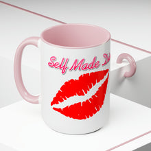 Load image into Gallery viewer, Self Made Diva Two-Tone Coffee Mugs, 15oz
