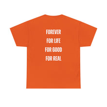 Load image into Gallery viewer, Game Crew T‑Shirt — Gamer Icons Front &amp; "Forever For Life" Back
