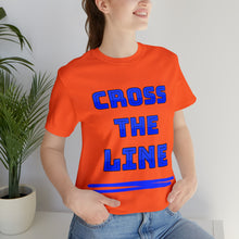 Load image into Gallery viewer, Cross the Line Unisex Jersey T-Shirt
