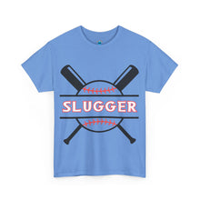 Load image into Gallery viewer, Unisex Heavy Cotton Tee - SLUGGER Baseball Tee for Sports Lovers
