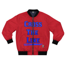 Load image into Gallery viewer, Cross The Line V2 Bomber Jacket (AOP)
