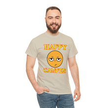 Load image into Gallery viewer, Happy Camper (Ironic Version) Unisex Heavy Cotton Tee
