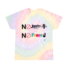 Load image into Gallery viewer, No Justice, No Peace V2 Tie-Dye Tee, Spiral
