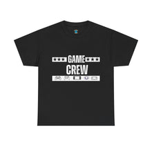 Load image into Gallery viewer, Game Crew T‑Shirt — Gamer Icons Front &amp; "Forever For Life" Back

