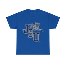 Load image into Gallery viewer, JSU Tiger (BLUE) Unisex Heavy Cotton Tee - Casual College Spirit Wear
