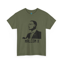 Load image into Gallery viewer, Malcolm X Tribute T-Shirt — "By Any Means Necessary" Graphic Tee

